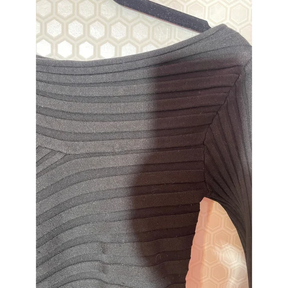 Women's Wayne Rogers Black Long Sleeve Top Size M - Picture 6 of 6